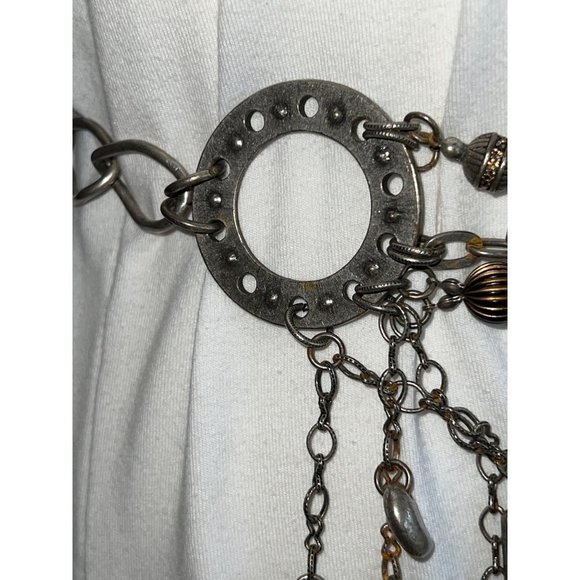 Southwestern Metal And Ceramic Belt -- 48\
